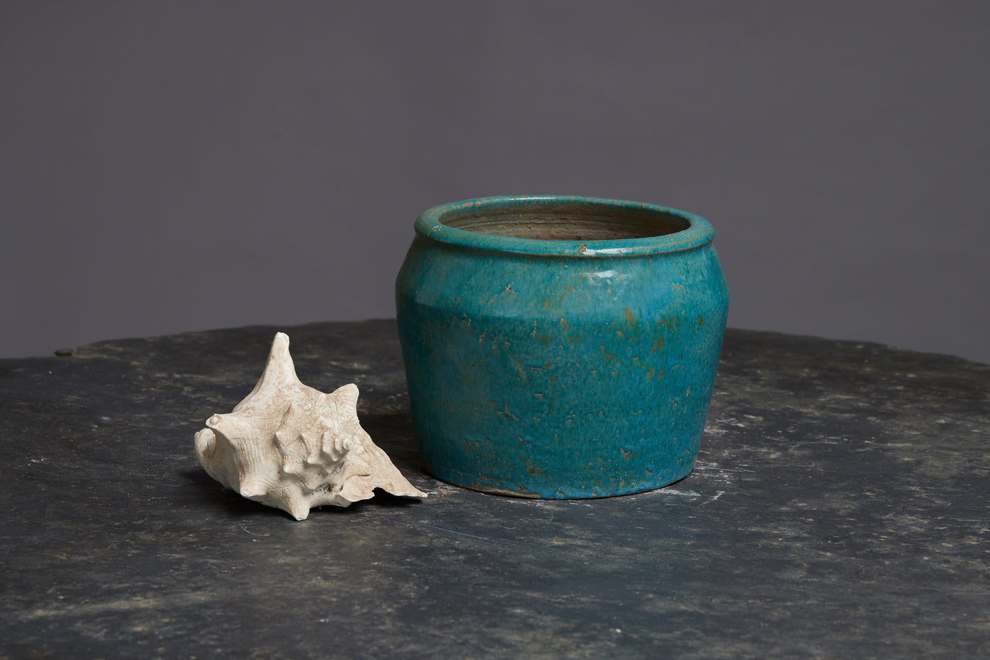 Blue Green Borneo Pot