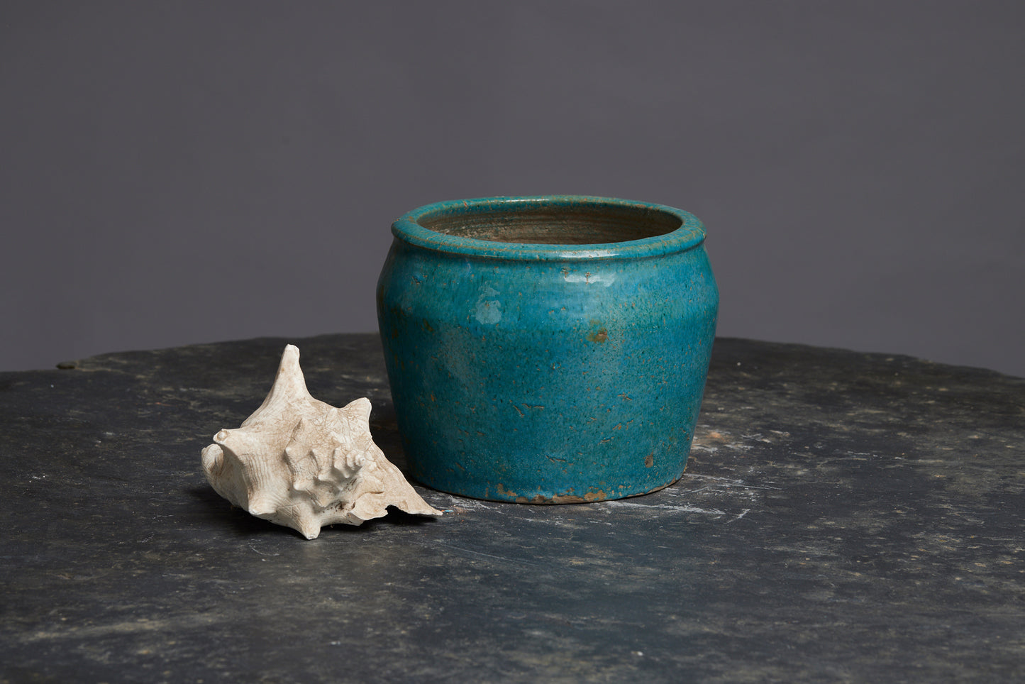 Blue Green Borneo Pot