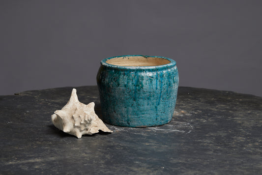 Blue Green Borneo Pot
