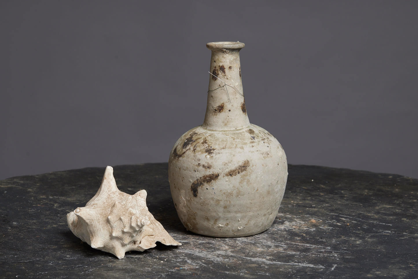 Tang Dynasty Water Bottle from a Shipwreck