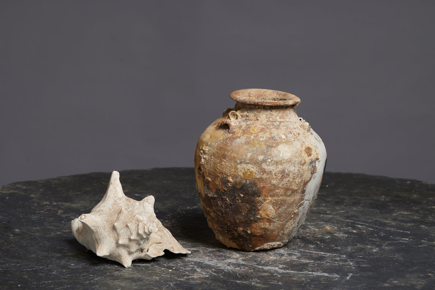 White Sung Pot from a Shipwreck