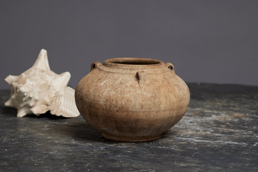 Sung Dynasty Squat Shaped Bowl with 3 Applied Handles