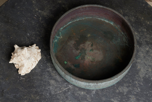Early Bronze Low Cooking Pot