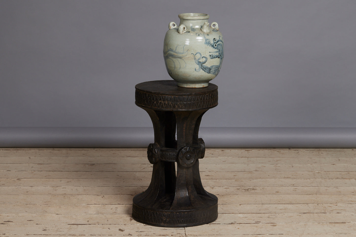 Carved Stool from Neis Island off the Coast of Sumatra