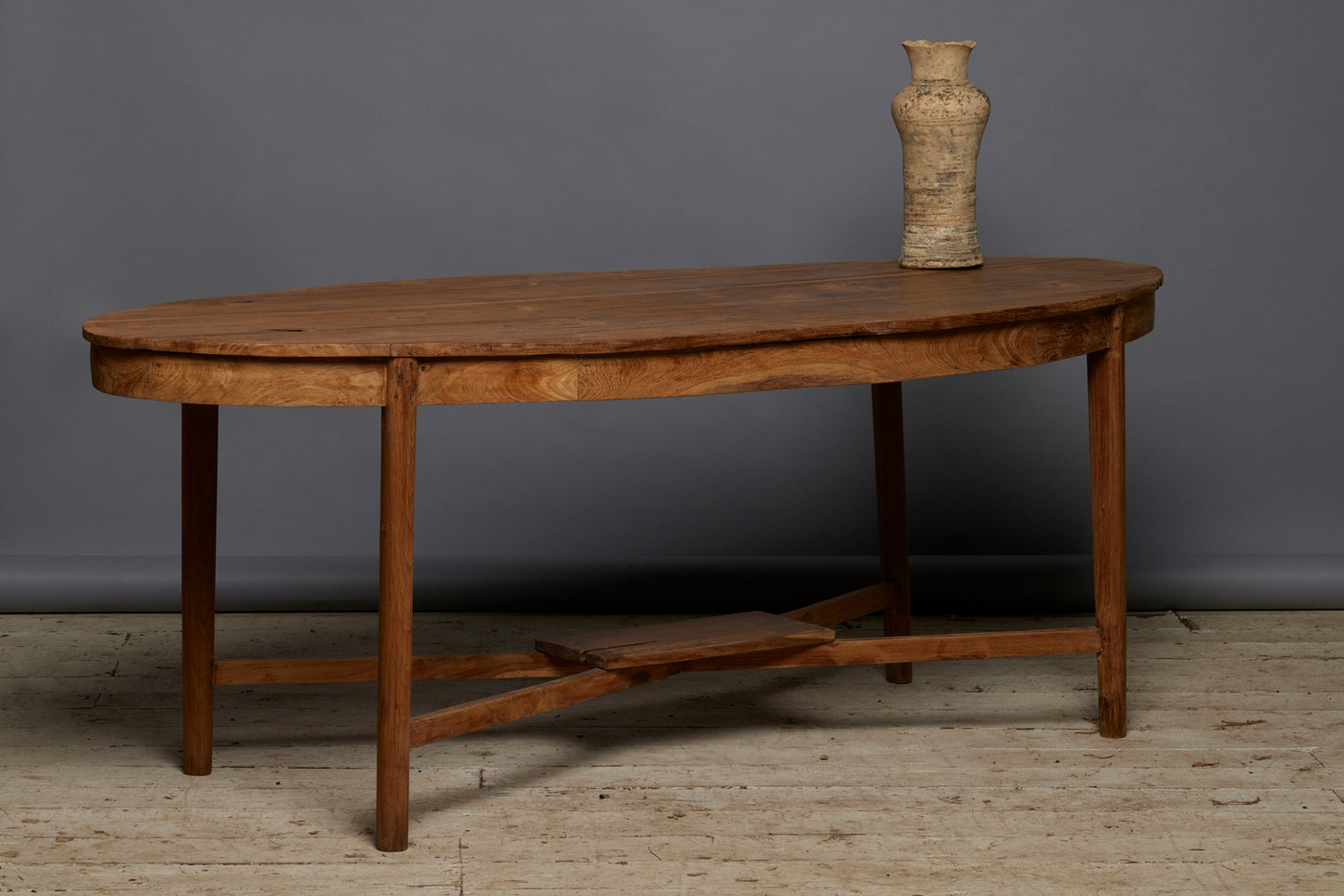 Sumatran Dutch Colonial Oval Center Table