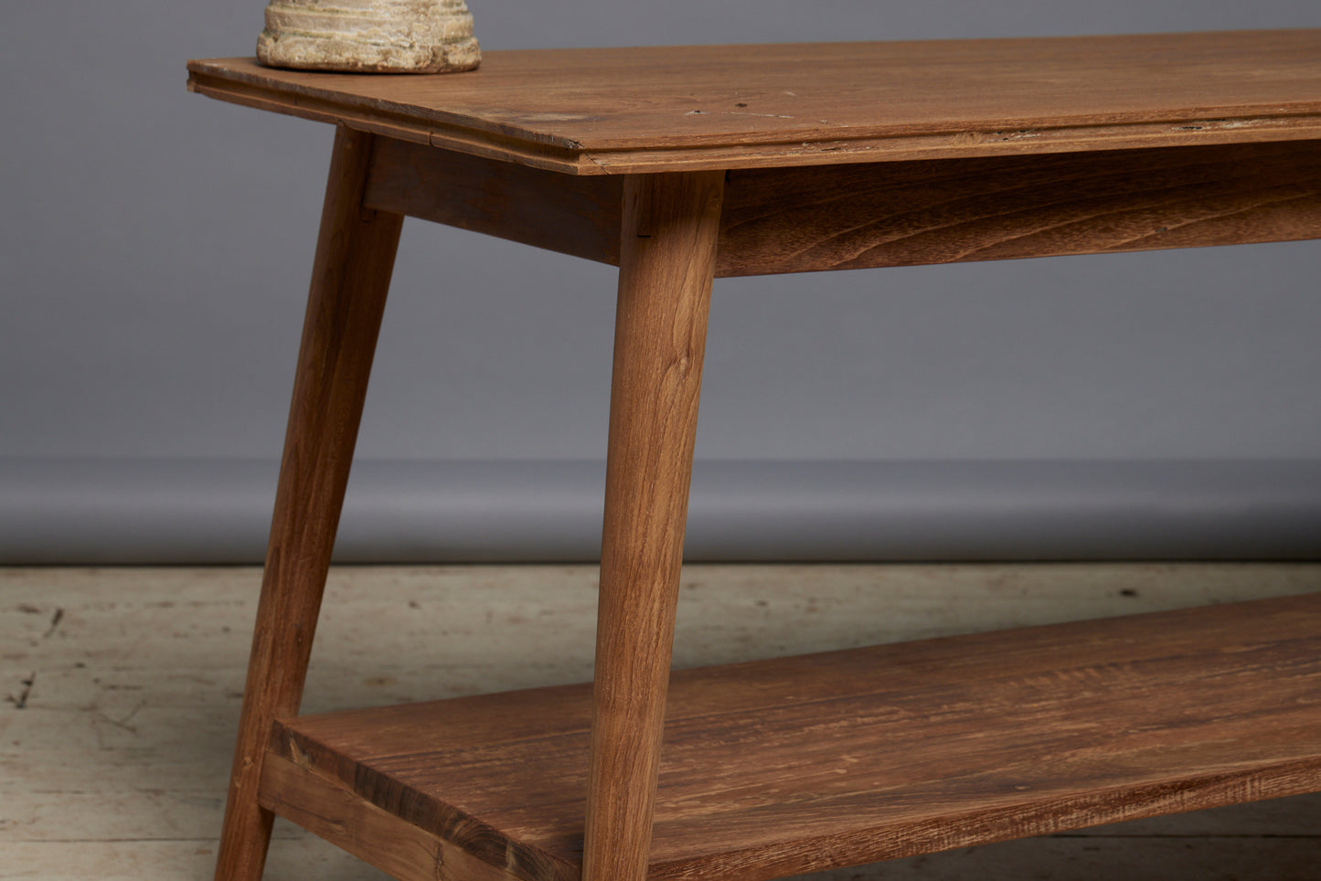 Mid Century Modern Teak Coffee Table with Lower Shelf