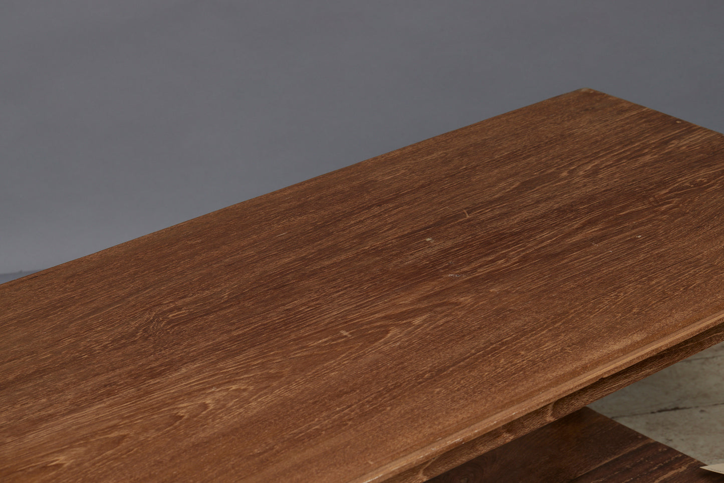 Mid Century Modern Teak Coffee Table with Lower Shelf