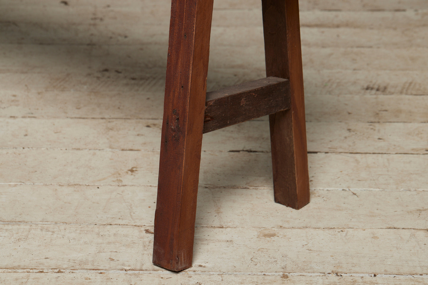 Thick Top Simple Teak Bench
