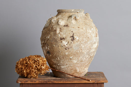 Extra Large Tsung Shipwreck Storage Jar from the Spice Trade