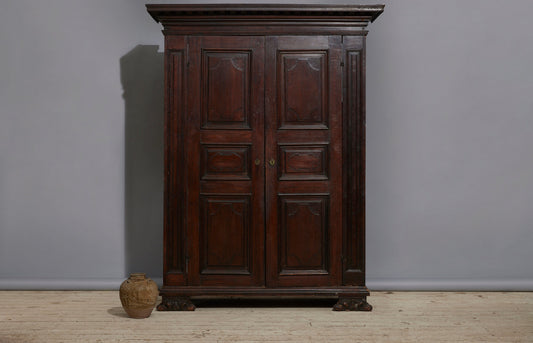 17th Century Italian Walnut Armoire from Lucca