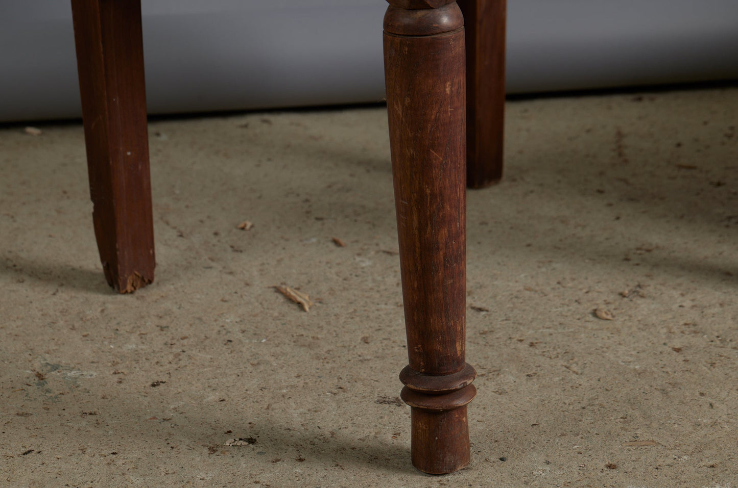 Pair of 19th Century Dutch Colonial Teak Arm Chairs with a Slightly Crested Back