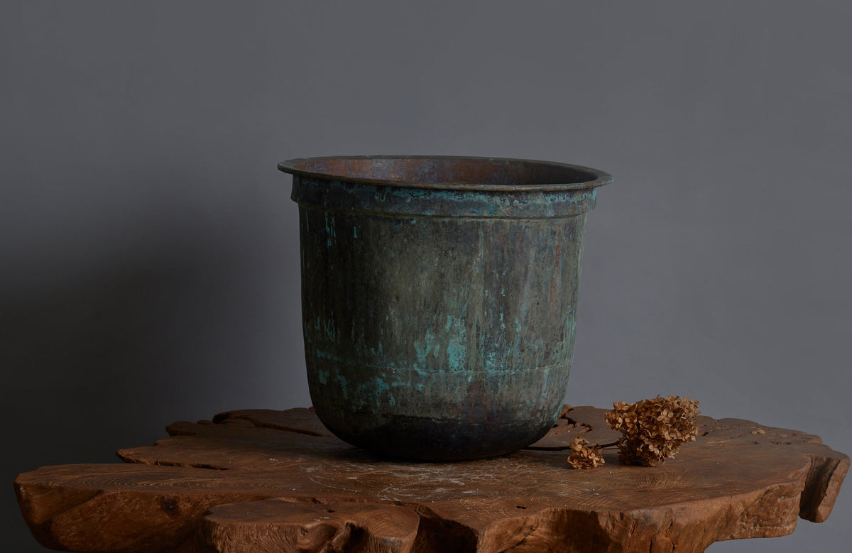 Late 19th Early 20th Century Bronze Pot for Making Batik from the Island of Java