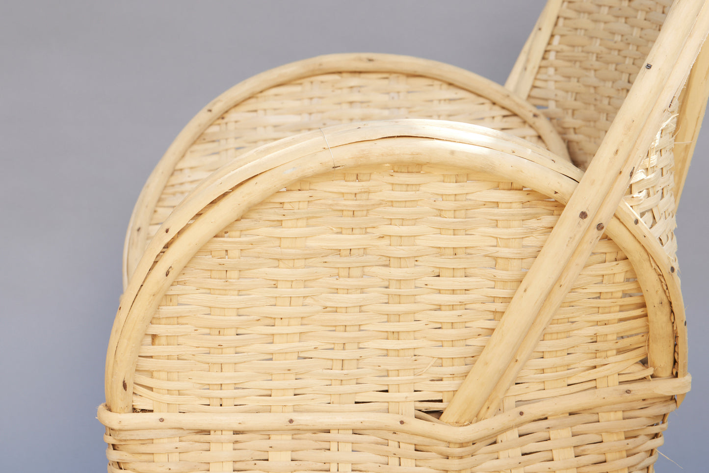 Set of 6 Bamboo Arm Chairs from Tangiers