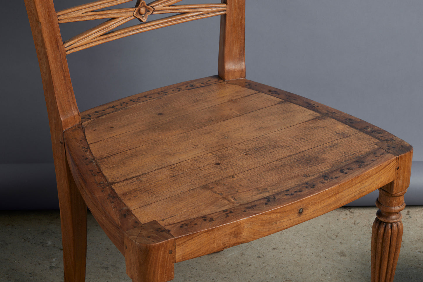 Classic Raffles Side Chair in Natural Finish