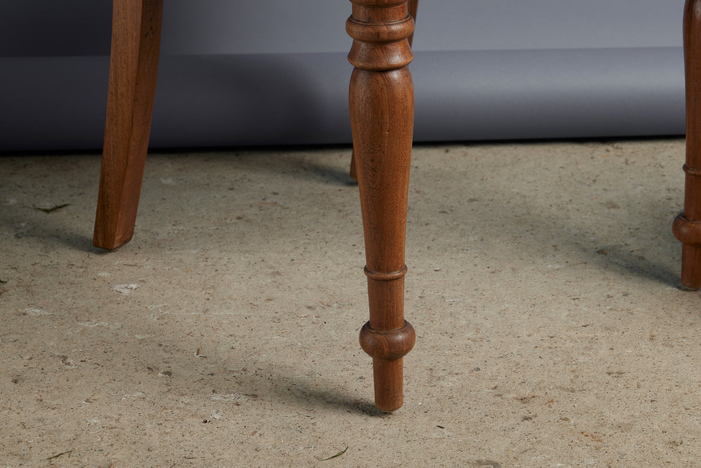 Natural Finish Raffles Side Chair with Plank Seat