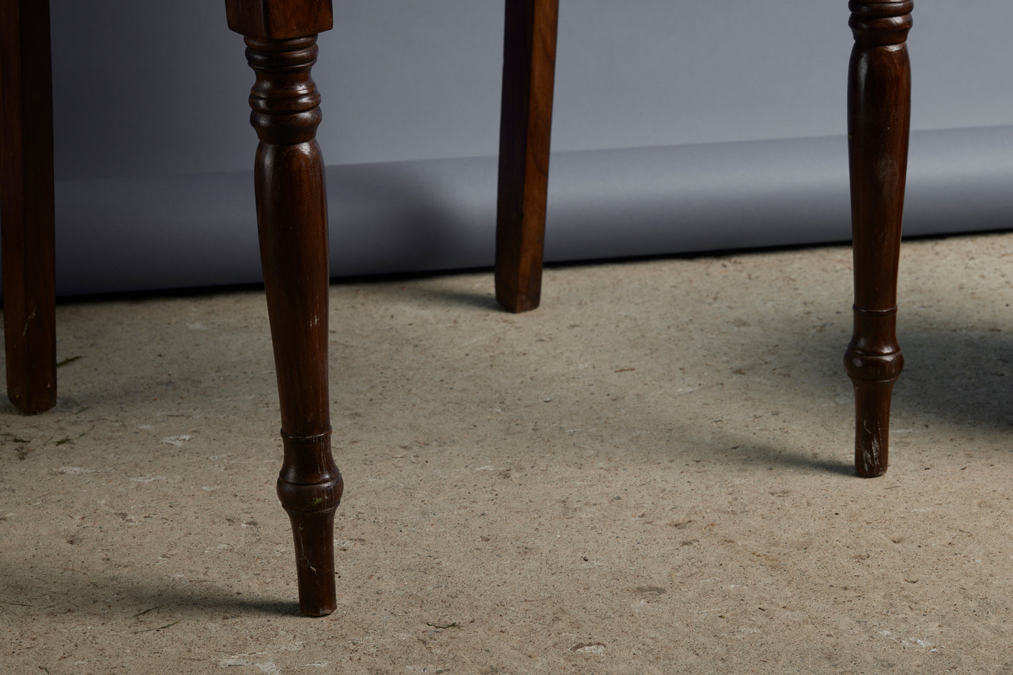 Carved Back Raffles Style Chair