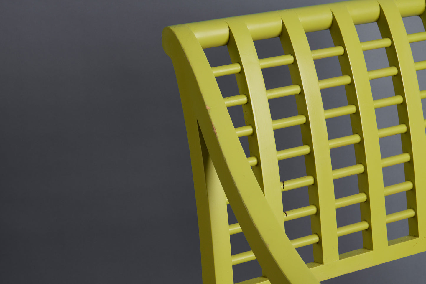 Green Painted Teak Relax Chair