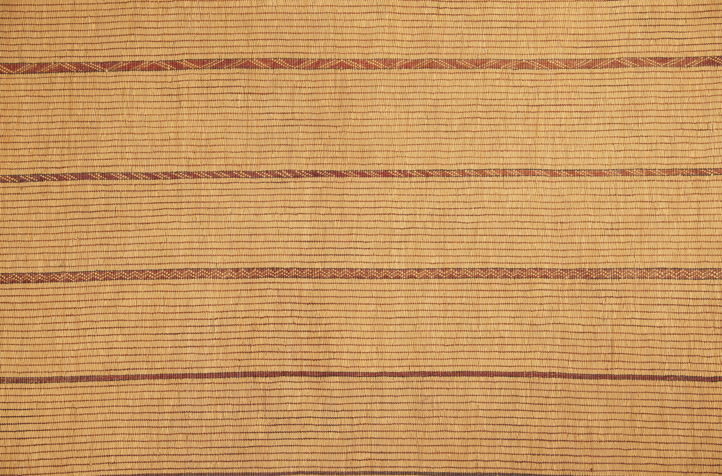 Large Early Tuareg Carpet with an Open Field and Separated by 7 Thin Decorative Stripes....(7'8" x 14'4")