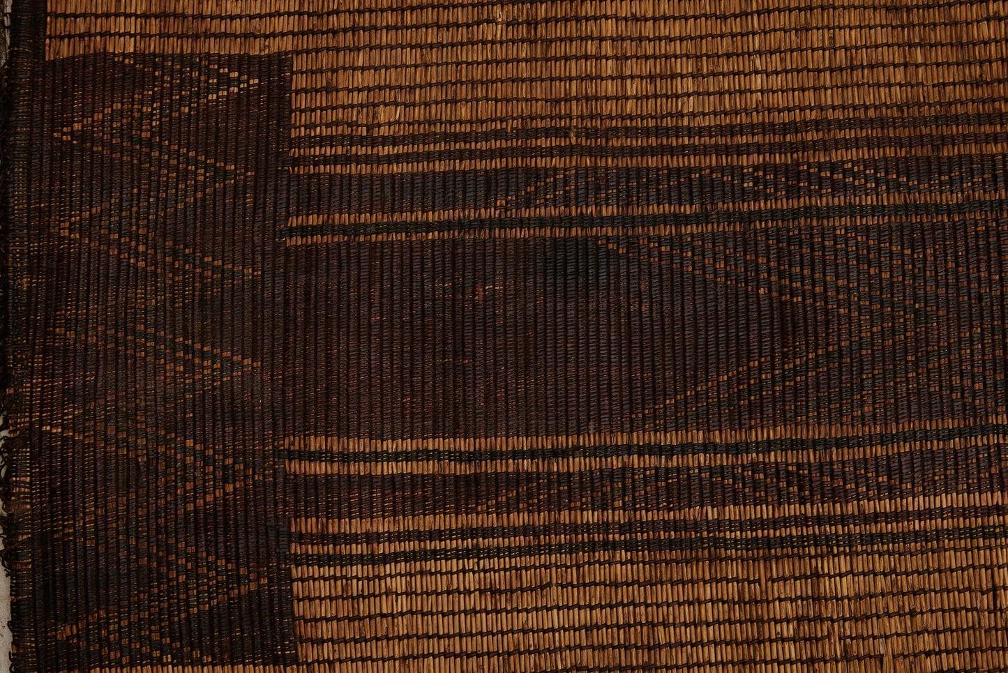 Large Early 3 Banded Tuareg Carpet with 3 Large Central Decorative Bands ........................(7'1" x 15'7")