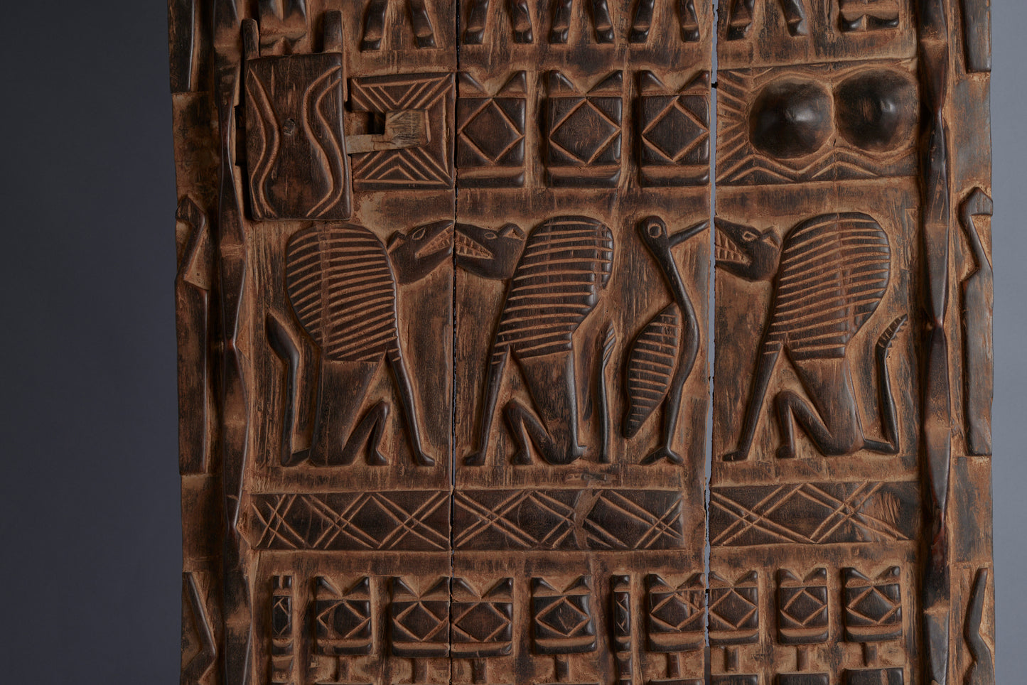 Carved African Door from Mali