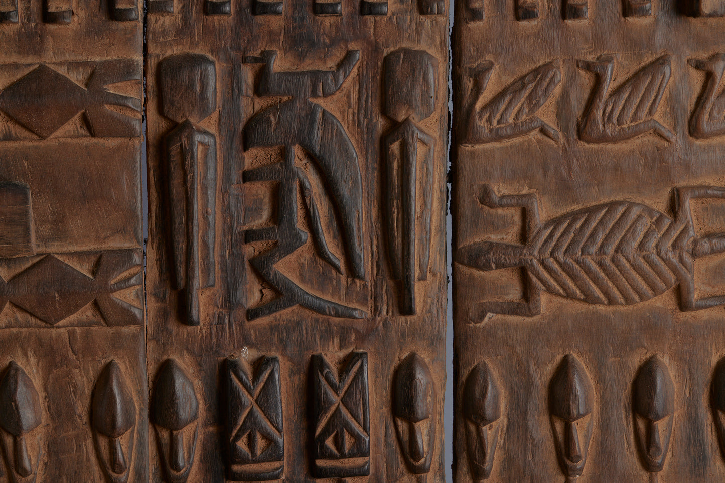 Carved African Door from Mali