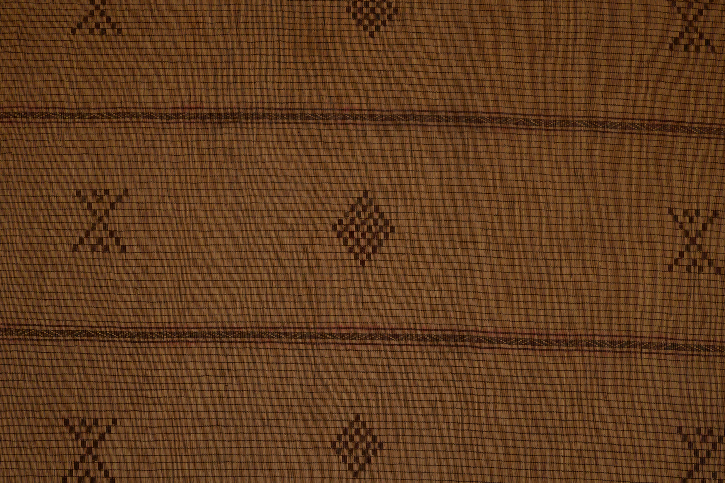 Large Early Simple Patterned Tuareg Mat with Overall Light Wear ............... (8'5" x 15')