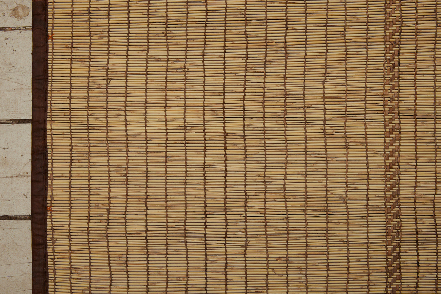 Extra Long Tuareg Runner in Pale Sable Colour with Herringbone Pattern ............. (3'8" x 13'1")