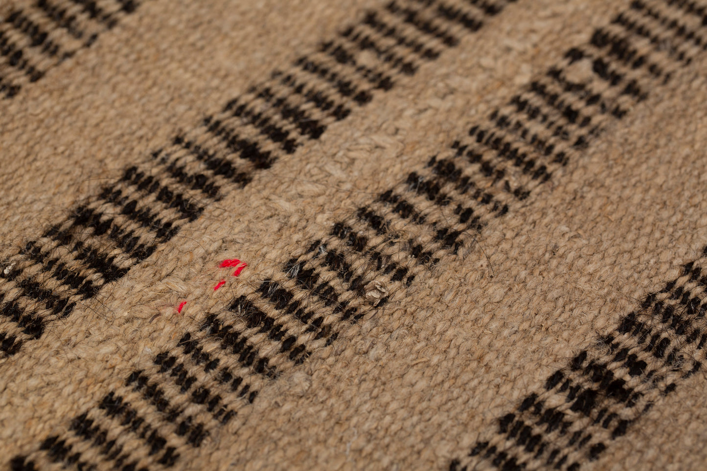 Natural Hemp and Goat Hair Carpet (5' 4" x 6' 6")