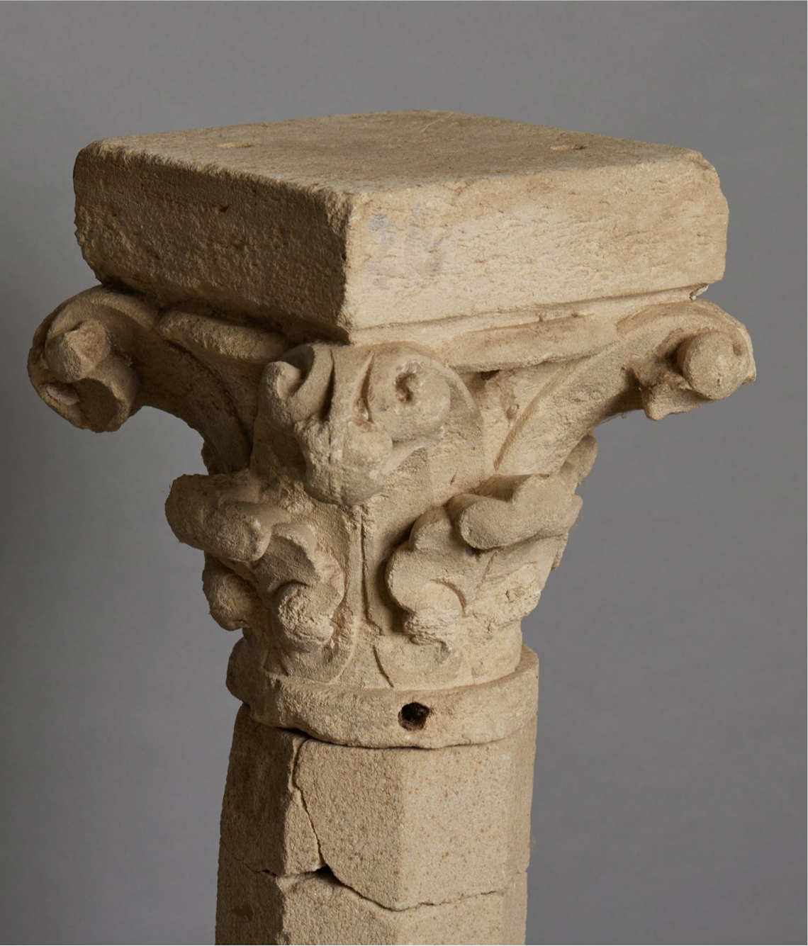 17th C. Limestone Column