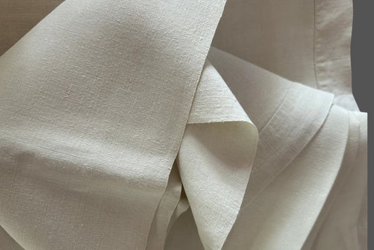 Large Handwoven French Linen Sheets ..............74" X 110"