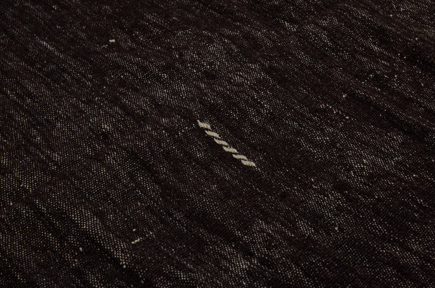 Large Bedouin Goat Hair Carpet with Central Diamond Pattern ............... (7' 5'' x 11' 5'')
