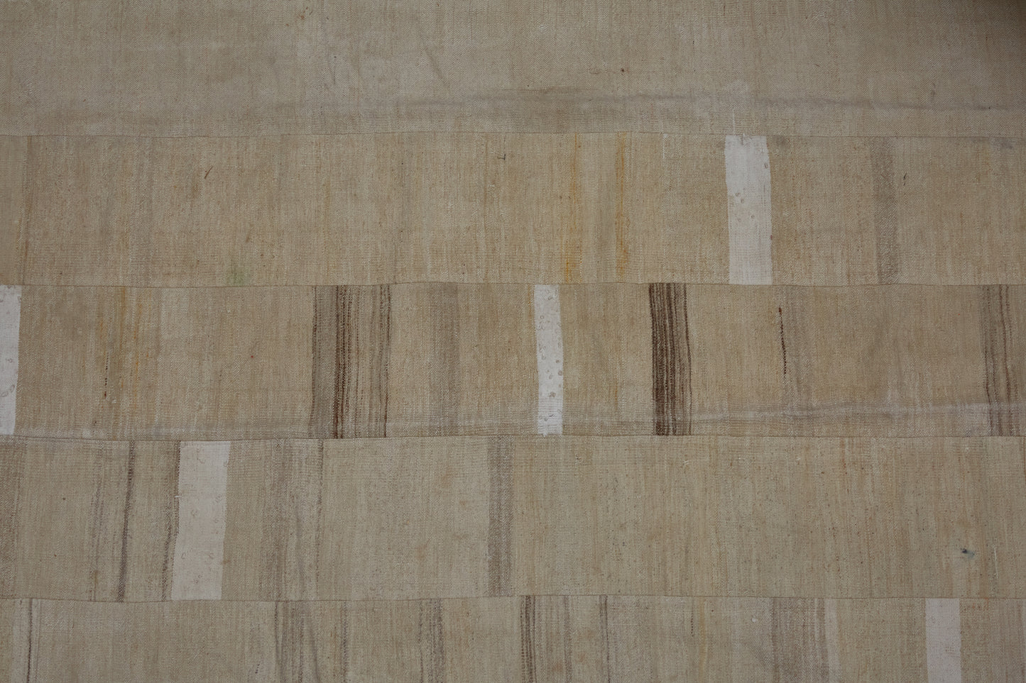 6 Banded Natural Color Hemp & Cotton Carpet with a Backing ........................ (5' 8'' x 7' 10'')