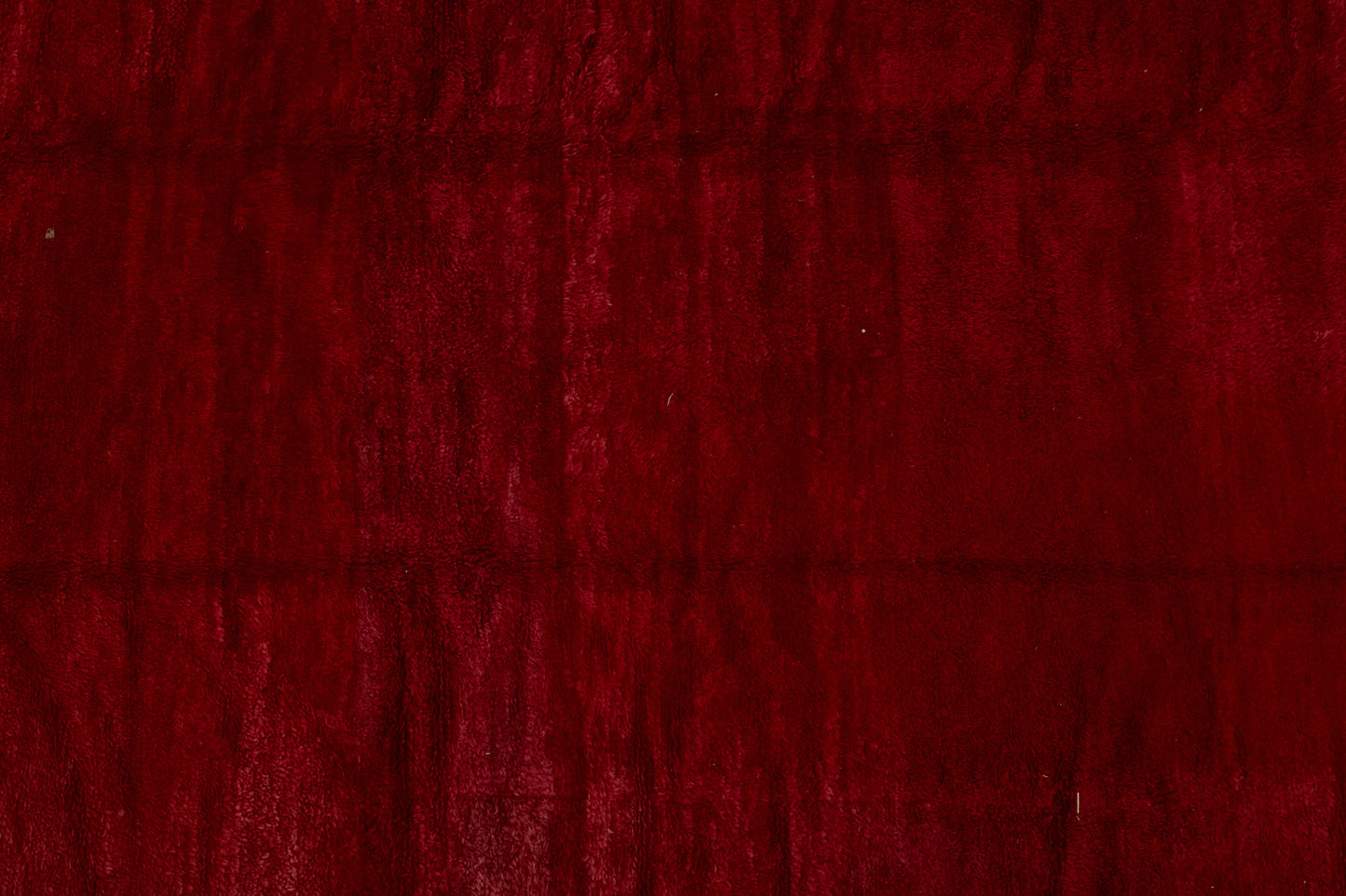 Chichaua All Red Moroccan Carpet with a Lush Pile .............. (6' 6'' x 11' 9'')