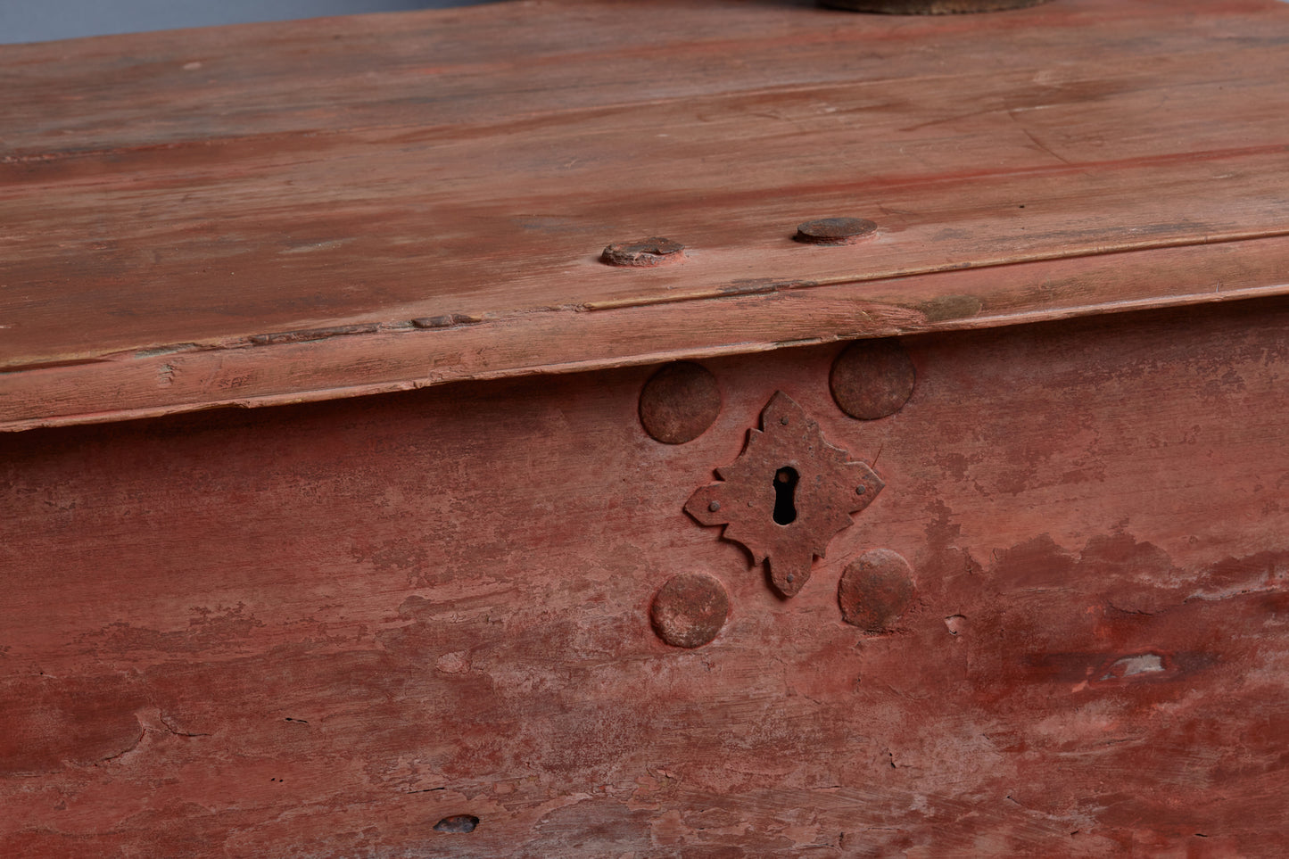 18th Century Dutch Teak Colonial Storage Chest with Iron Handles from Sumatra