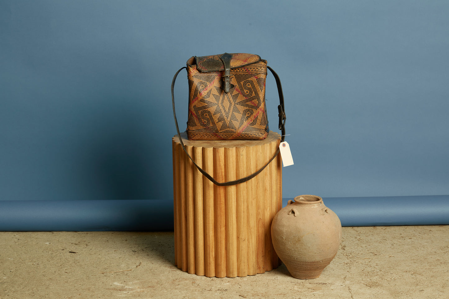 Woven Man Satchel from East Borneo