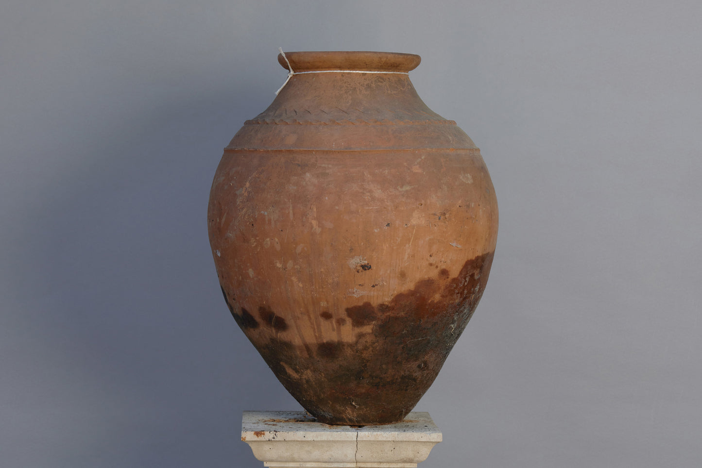 19th Century Terra Cotta Olive Oil Portuguese Oil Jar