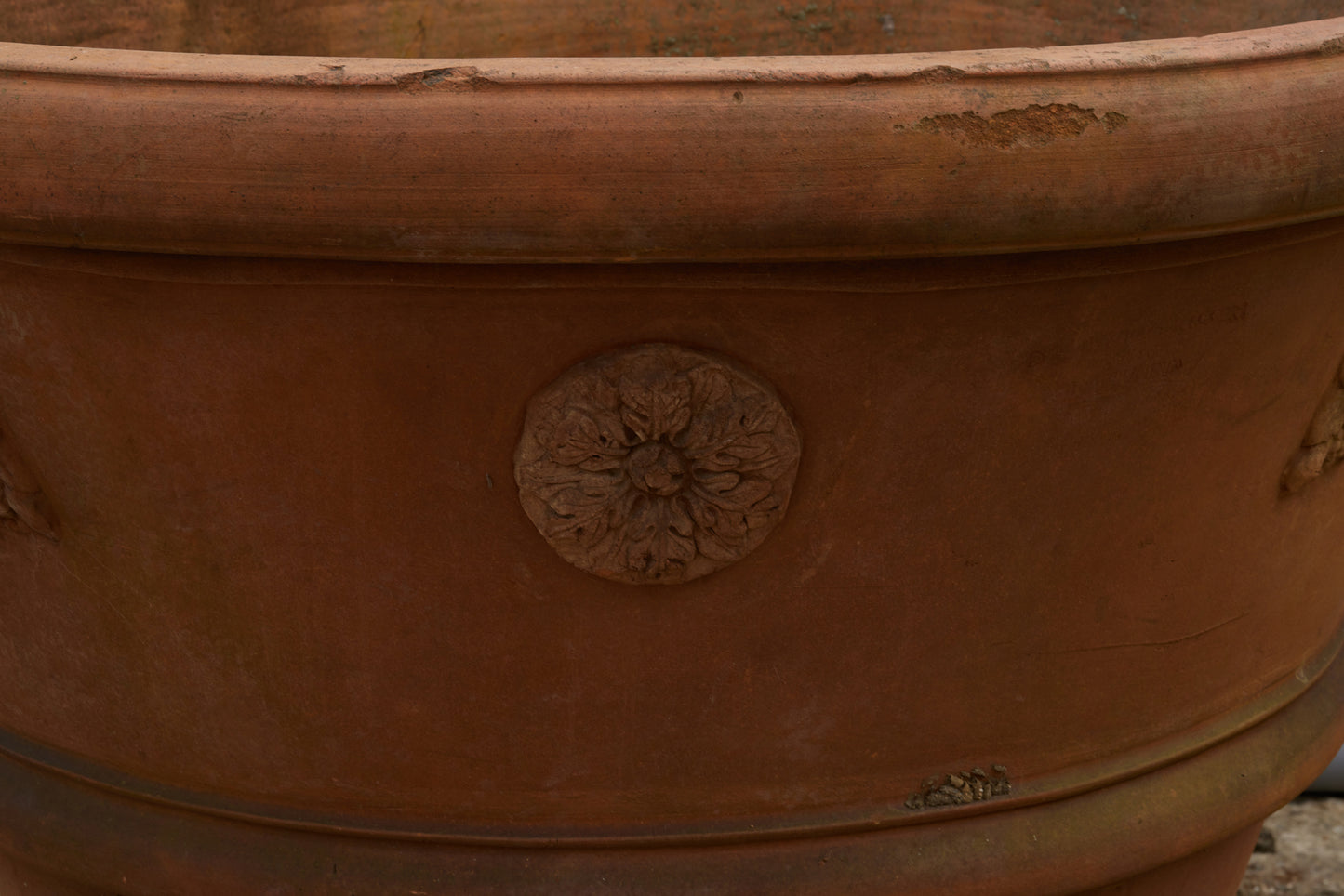 Gigantic Late 19th Century Impruneta Terra Cotta Italian Pots