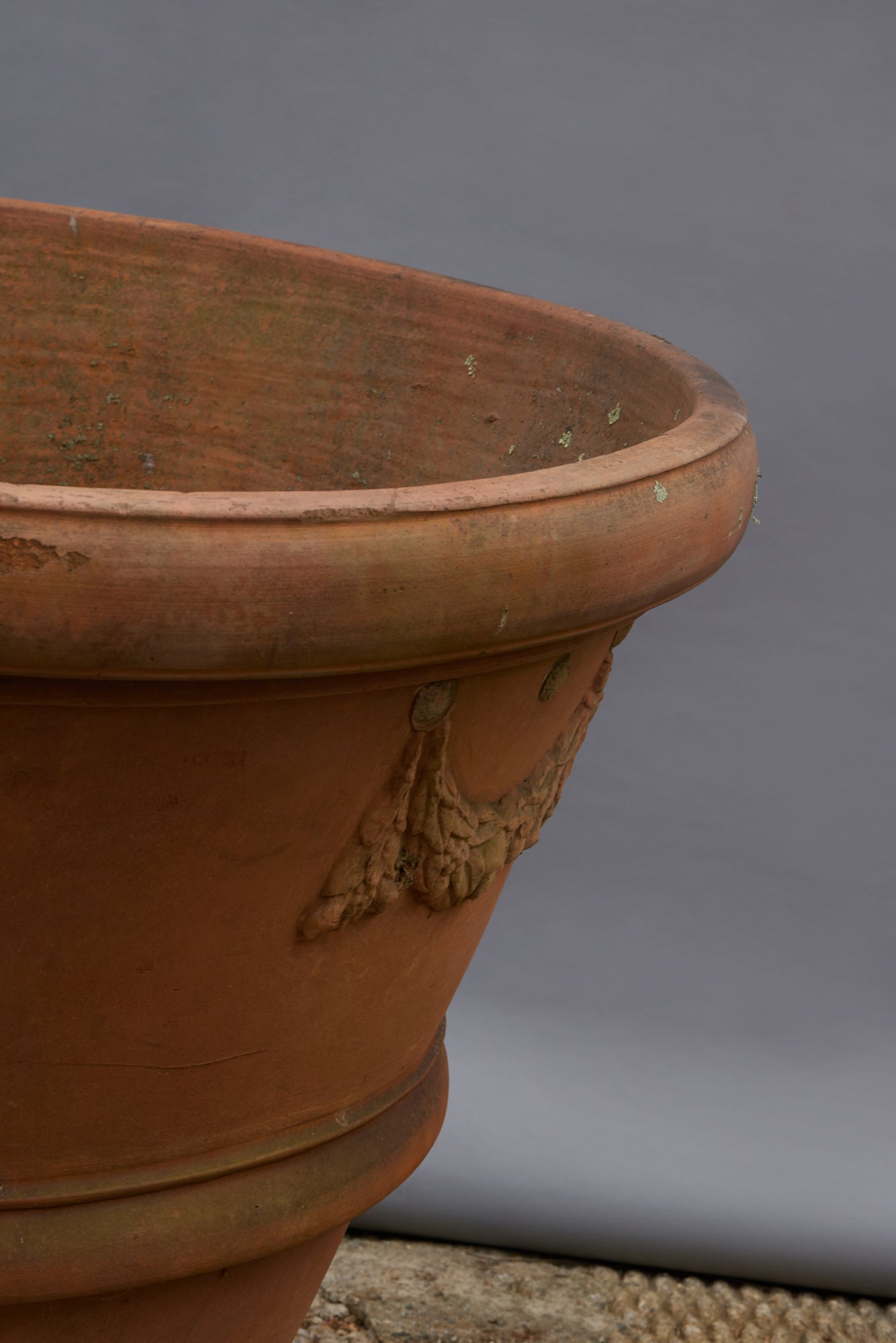 antique terracotta plant pots Gigantic Late 19th Century Impruneta Terra Cotta Italian Pots – Michael Trapp, Inc