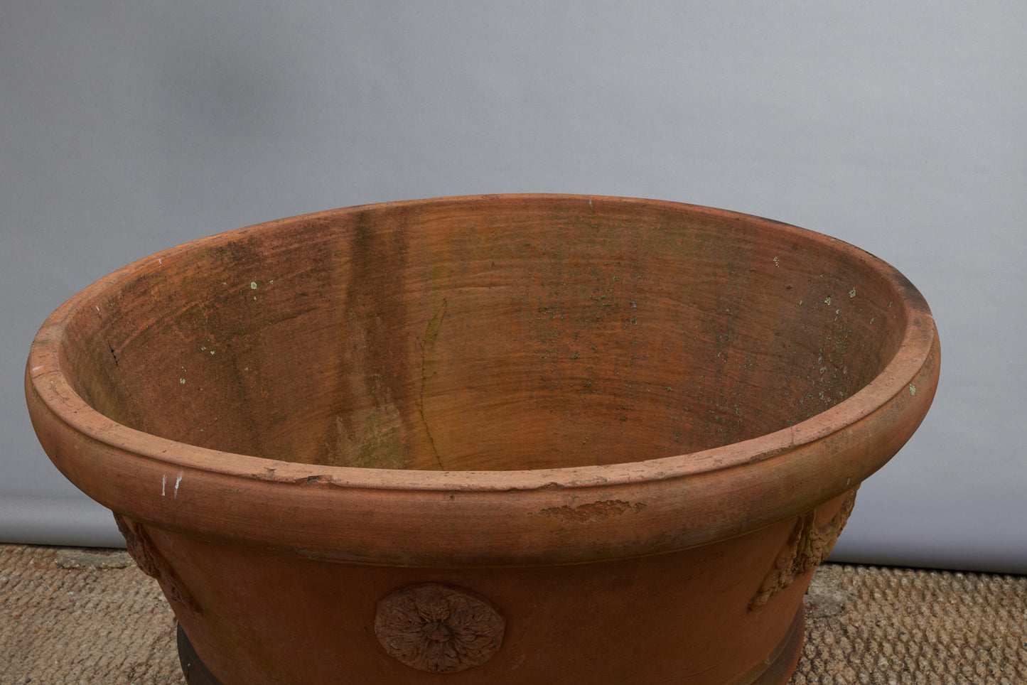 Gigantic Late 19th Century Impruneta Terra Cotta Italian Pots
