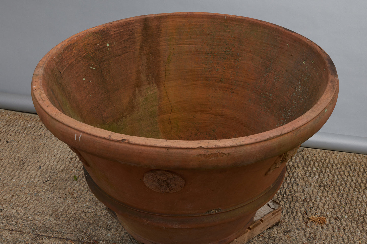 Gigantic Late 19th Century Impruneta Terra Cotta Italian Pots