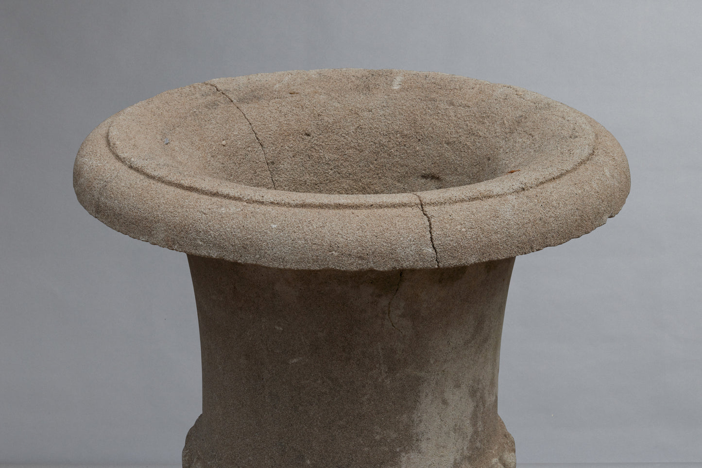 19th Century Cast Stone Campagna Urn