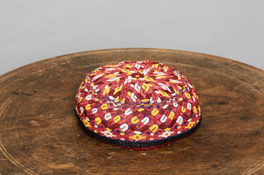 Turkmen Cap in Rose & Gold