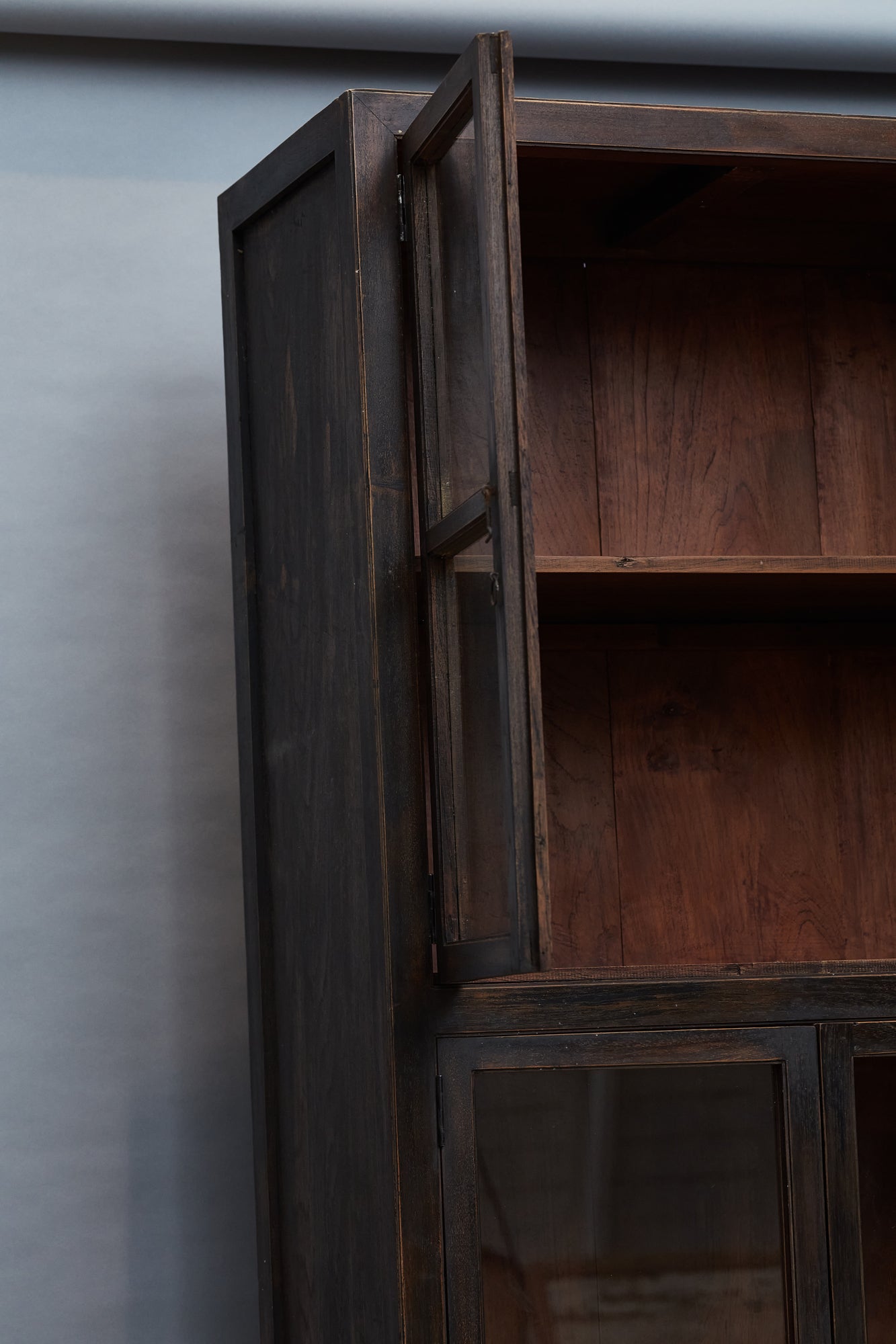 Mid 19th Century Teak Dutch Colonial Apothecary Cabinet from Jakarta