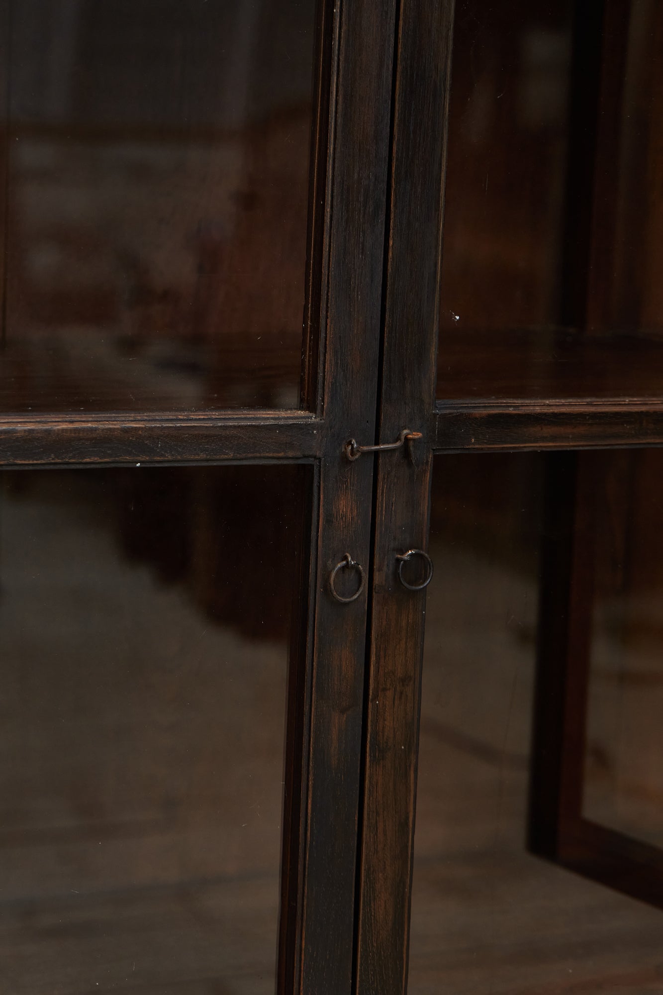 Mid 19th Century Teak Dutch Colonial Apothecary Cabinet from Jakarta