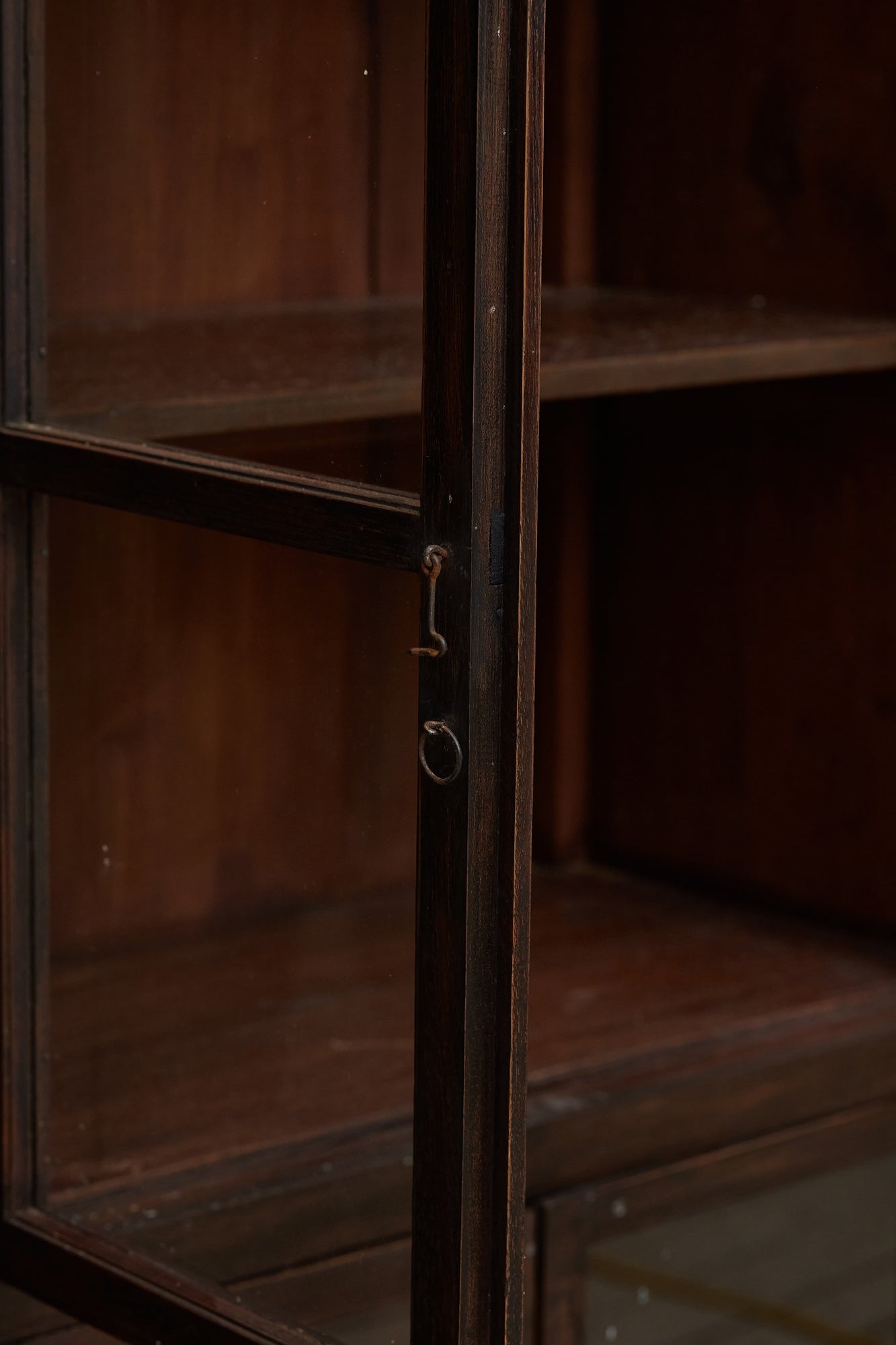 Mid 19th Century Teak Dutch Colonial Apothecary Cabinet from Jakarta