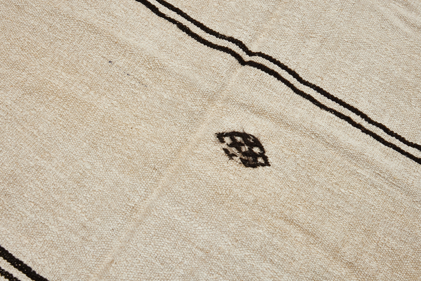 Large 1 Piece Natural Hemp & Goat Hair Carpet from Northern Iran ...................(6' 6'' x 13' 3'')