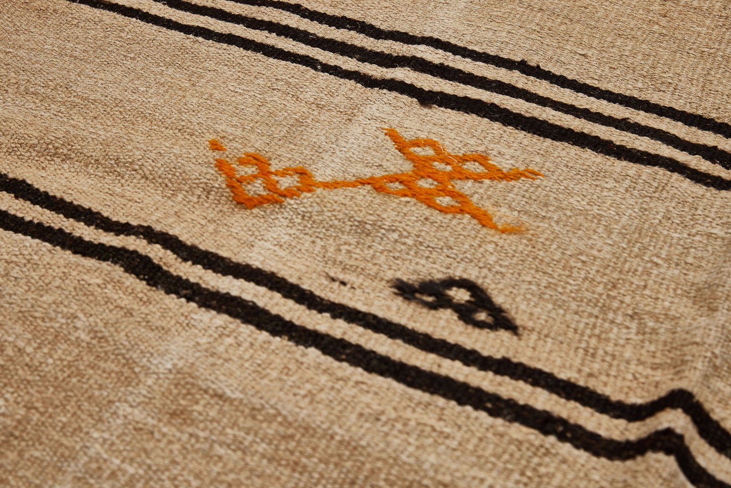 Large Natural Hemp Carpet (7' 2" x 12' 4")