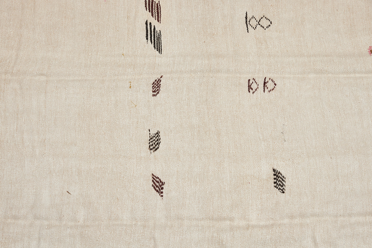 Medium Hemp Carpet with Symbols (5' 10' 'x 11' 2'')