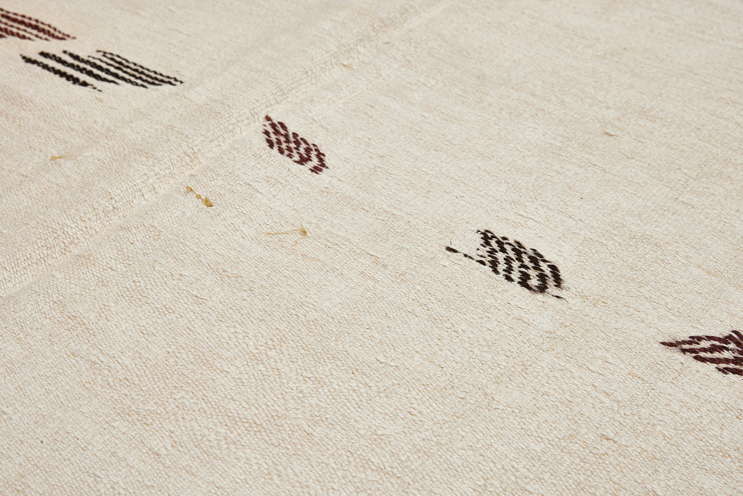 Medium Hemp Carpet with Symbols (5' 10' 'x 11' 2'')