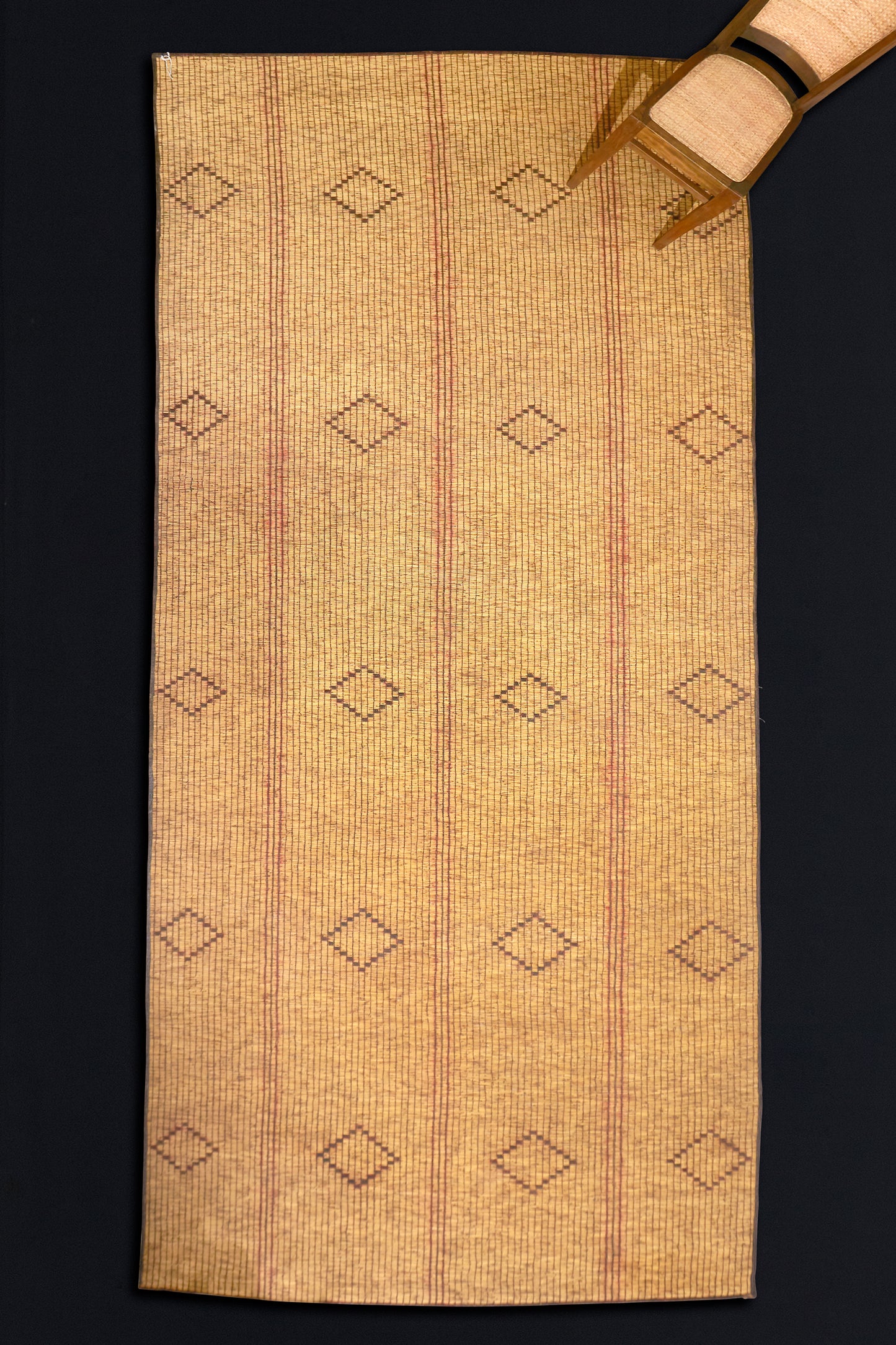 Leather & Reed Tuareg Carpet from North Africa (7' 3"